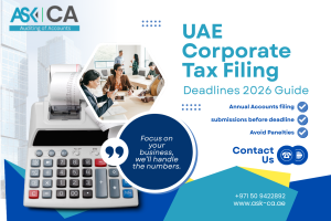 UAE Corporate Tax Filing Deadlines 2026 Guide
